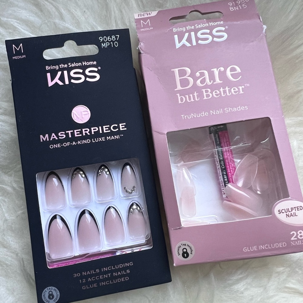 KISS Masterpiece & Better Than Bare Nail Sets